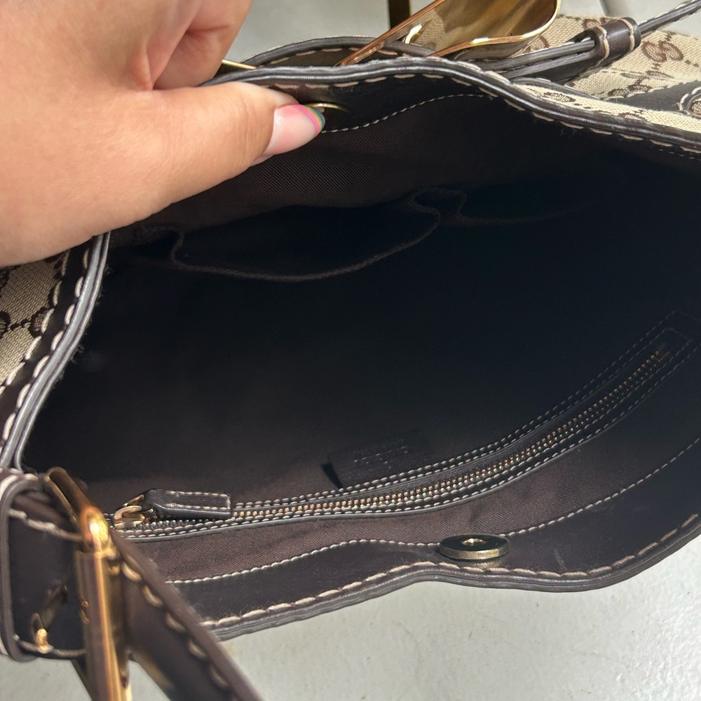 Gucci GG Canvas Queen Medium Hobo Bag w/Dustbag - Picture 8 of 10